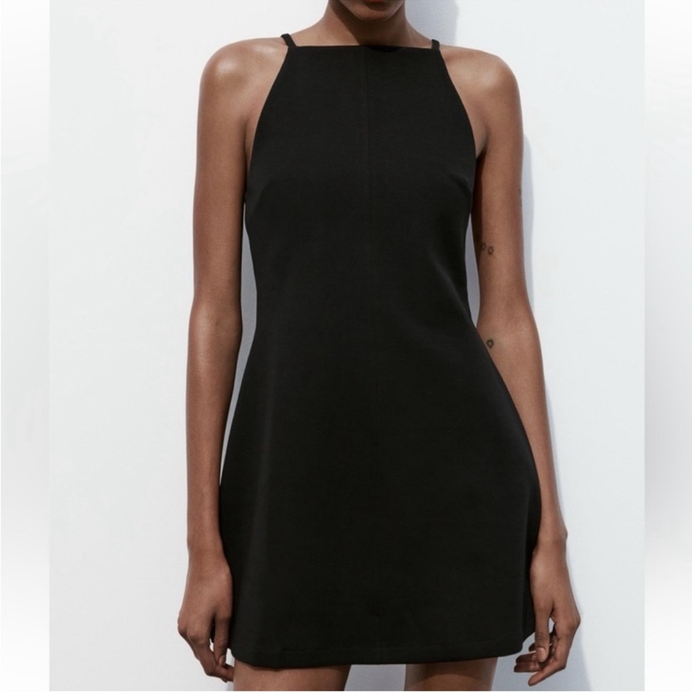 NWT Zara Black Mini Dress - Size Small